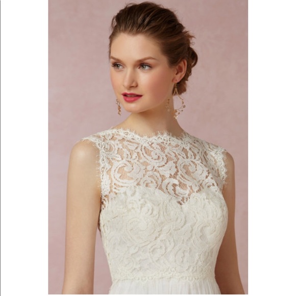Anthropologie Tops - BHLDN Savannah Lace Topper